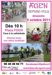 Affiches Dépose vélo 9 septembre 2011