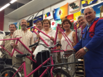 22 juin 2015 – Des vélos La Poste aux couleurs de Fées du Sport