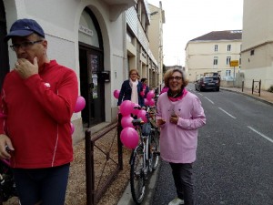 Octobre Rose à Agen avec Fées du Sport et Muriel Boulmier