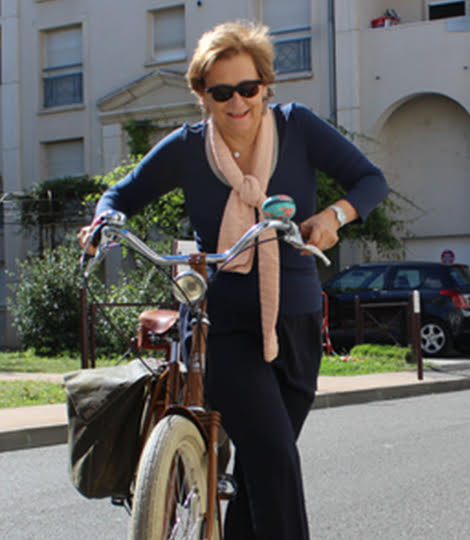 Muriel boulmier garant son vélo